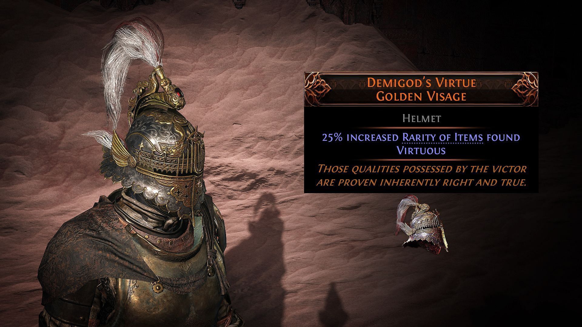 Path of Exile 2 Demigod's Virtue effects (Image via Grinding Gear Games)